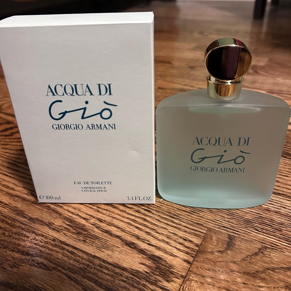 Acqua di Gio nwot women’s perfume 3.4 fl oz retired out of production NWOT - Picture 7 of 15